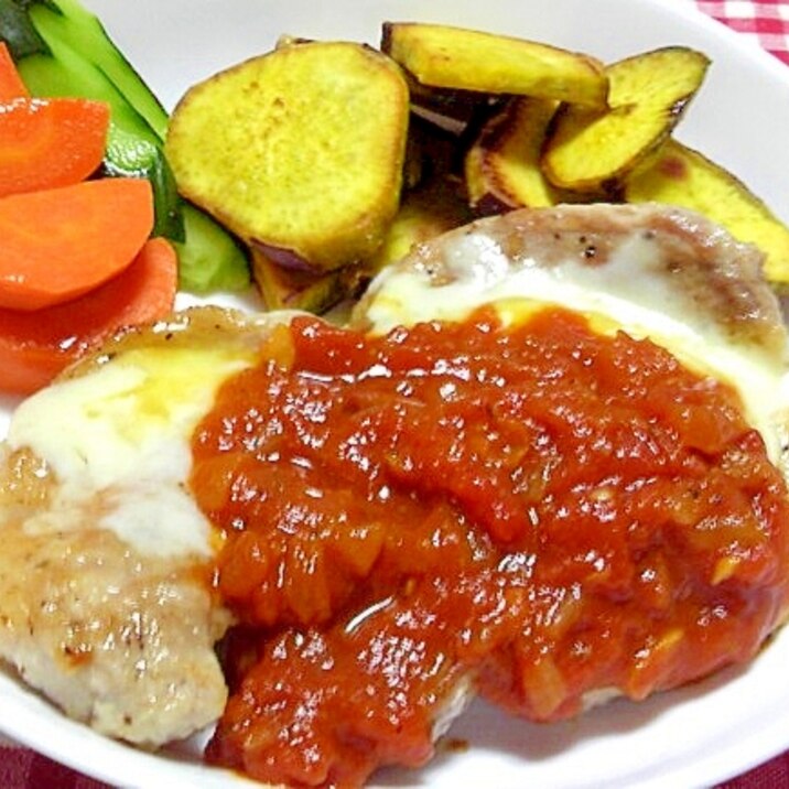 チーズ トマトソースでポークソテーイタリアン レシピ 作り方 By デラみーやん 楽天レシピ チーズ トマトソースでポークソテーイタリアン レシピ 作り方 By デラみーやん 楽天レシピ